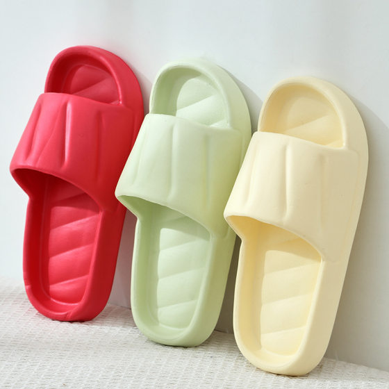 Stomp Slippers Women's 2024 New Eva Sandals Men's Non-slip Bathroom Bathing Summer Indoor Household