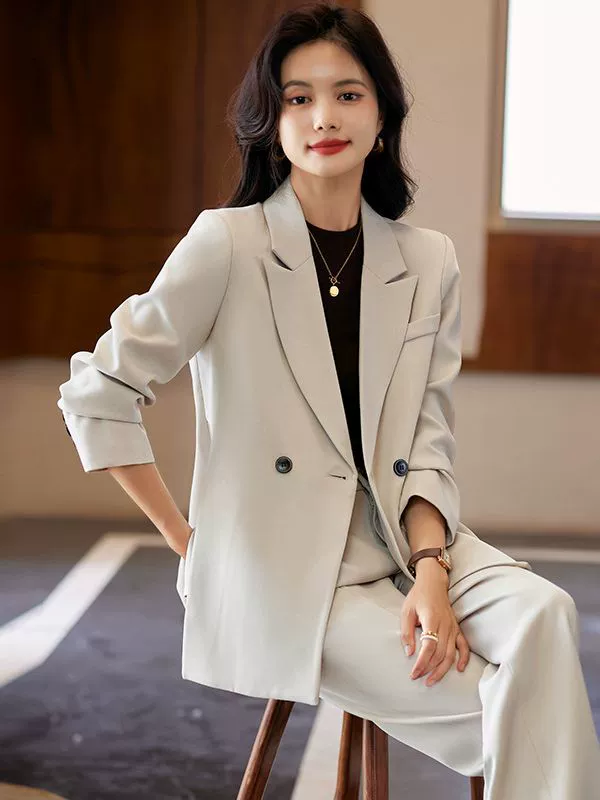 七谷娘 Осенняя модная классика пиджака костюма для отдыха, корейский стиль, высококлассный стиль, для подростков