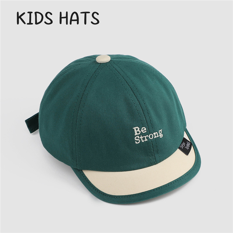 Sombrero para bebés primavera y otoño gorra corta gorra de lengua gorra para bebés de verano viajan gorra de béisbol universal de protección solar