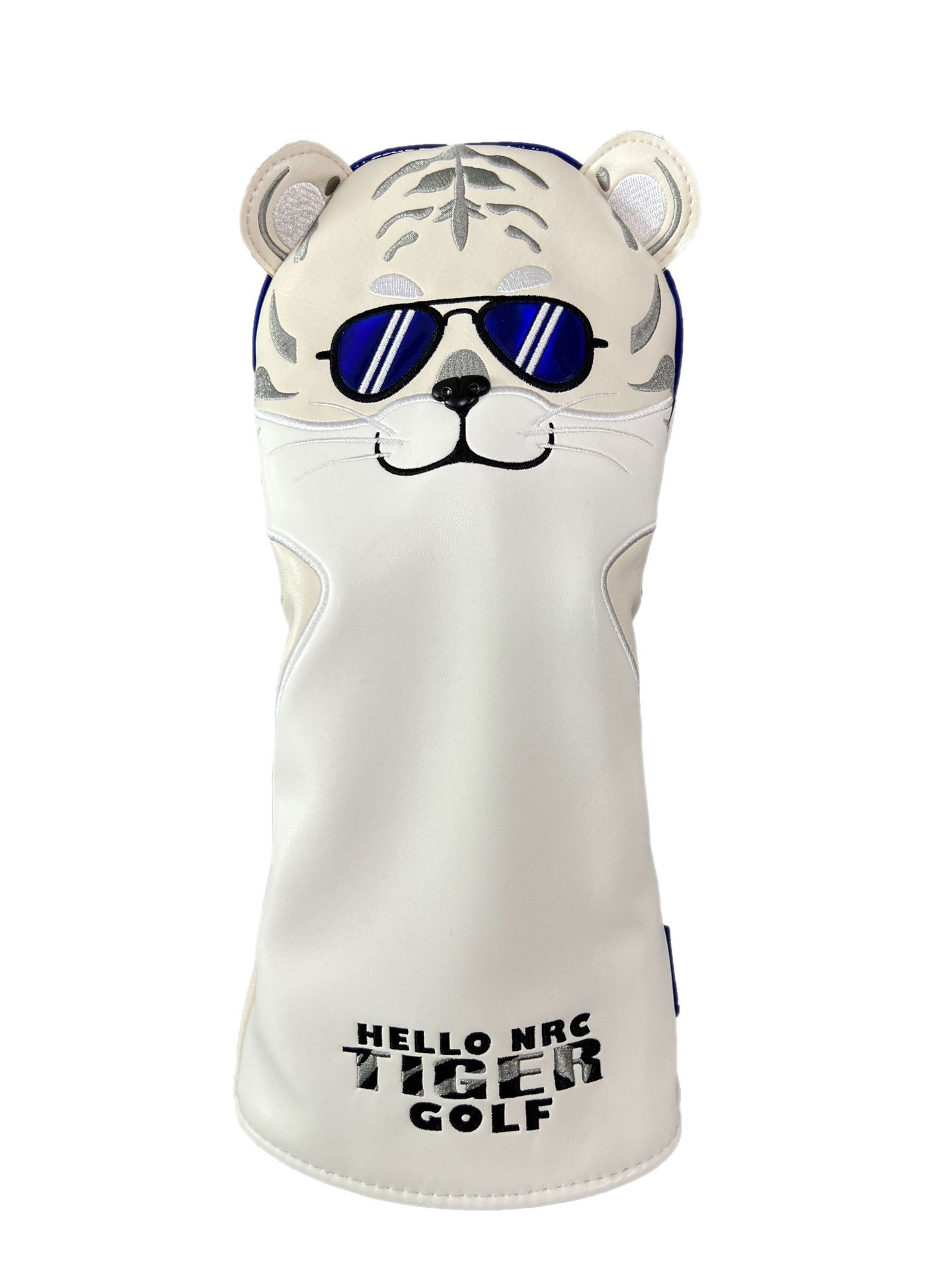 Fabricante DE LA NUEVA cubierta del Club de Golf cubierta de la barra de madera semicírculo barra recta cubierta Tigre dibujos animados lindo