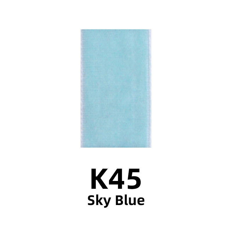 Cinta flocada de 1,5 cm Terciopelo de terciopelo con decoración de regalo de flores Accesorios para el cabello de bricolaje hechos a mano