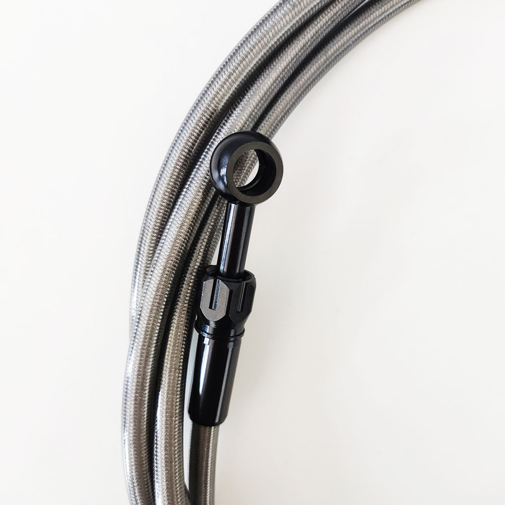 10-500cm 0/28/45/90 Degree M10 Fish Eye Head Ptfe Stainless Steel Braided Motorcycle Brake Hose