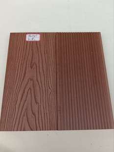3D Deep Embossed Round Hole Plastic Wood Flooring Outdoor Balcony Terrace Floor Paving Garden Courtyard Anti-Corrosion Wood Flooring