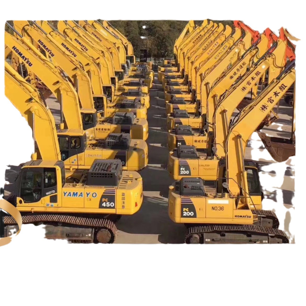 Exportación e importación de segunda mano Komatsu 200 - 8 Carter 320D excavadora