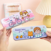 Children's pen, cute capacious high quality cartoon double-layer pencil case for elementary school students, new collection