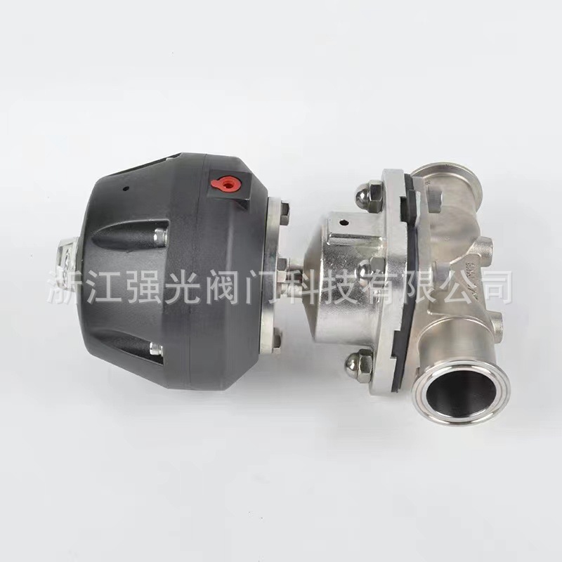 卫生级气动隔膜阀，卫生级气动快装隔膜阀，快装，焊接