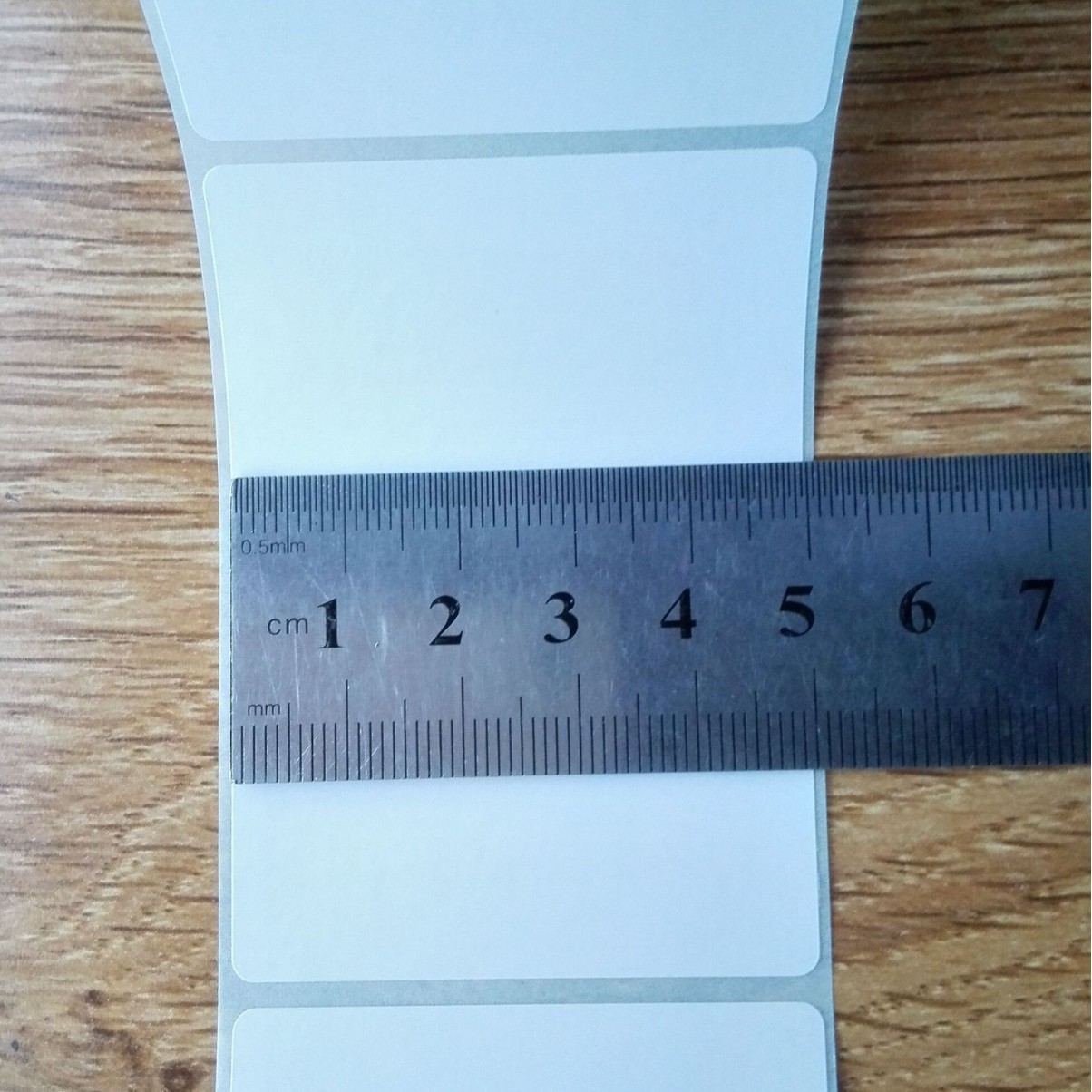 50*70毫米 350张 热敏不干胶 条码标签 空白贴打印纸