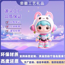 跨境热销盲盒手办创意潮玩卡通动漫公仔摆件塑胶盲盒手办来图定制