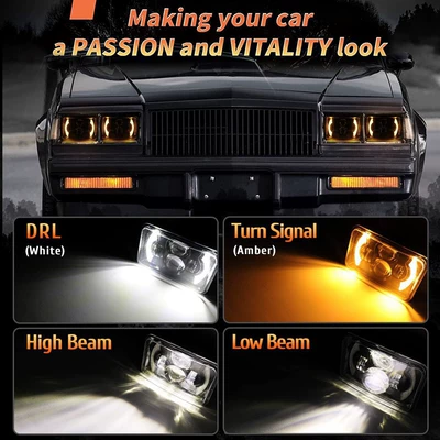 Ön faralar Moon-Style Car Led Square