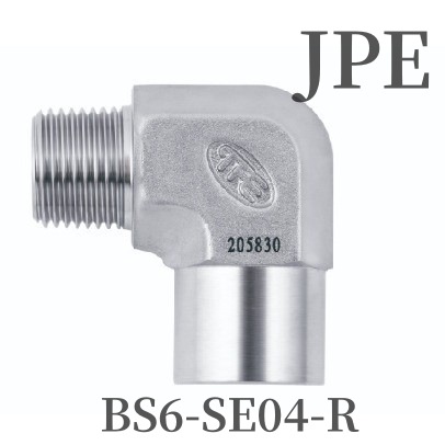 JPE  内外螺纹直角弯头	BS6-SE04-R