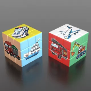 汽车空投三阶魔方定制个性照片生日展会礼物定做益智玩具创意diy