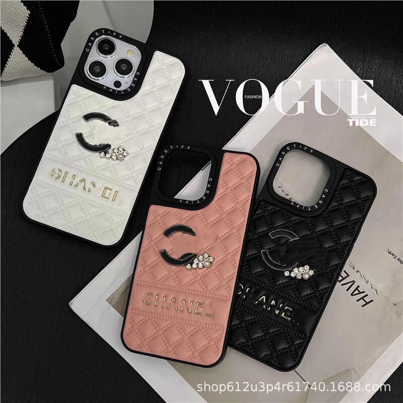 Lingge Xiaoxiangfeng Phone Case Is Suitable for iPhone 17 Pro Max, Leather Full-Cover Case for Apple 15/14 Pro, Couple Style