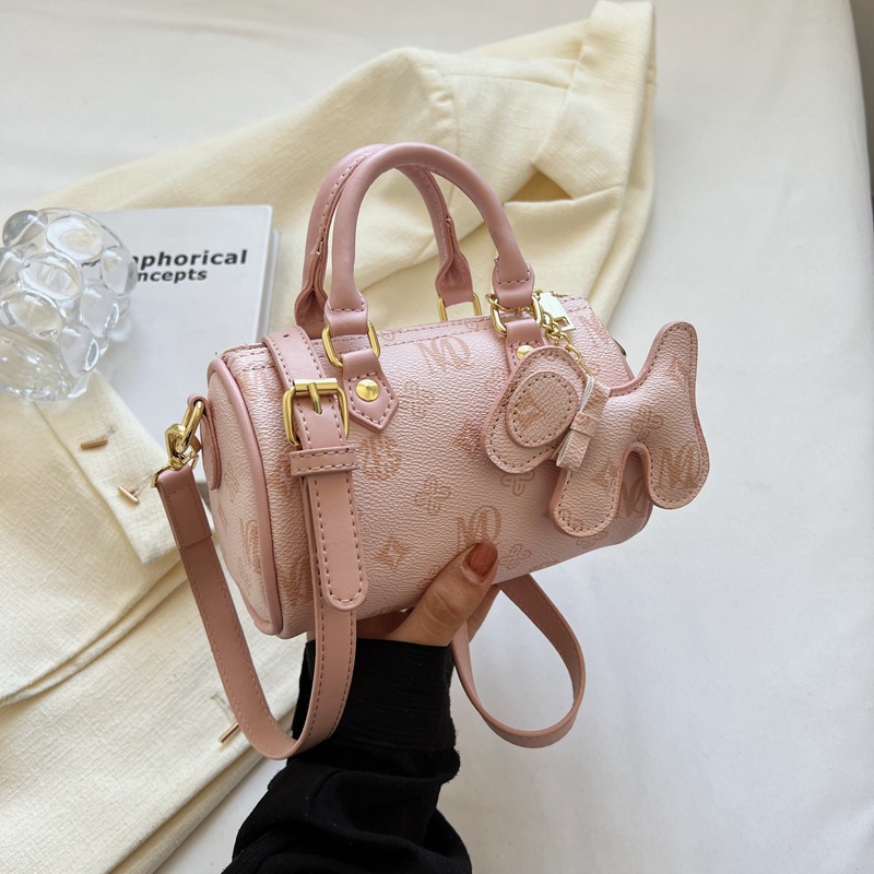 Bolso de Mano Estilo Coreano para Chicas, con Estampado de Dibujos Animados, Bolso Tipo Almohada, Nuevo Modelo 2024, Gran Capacidad, Bandolera