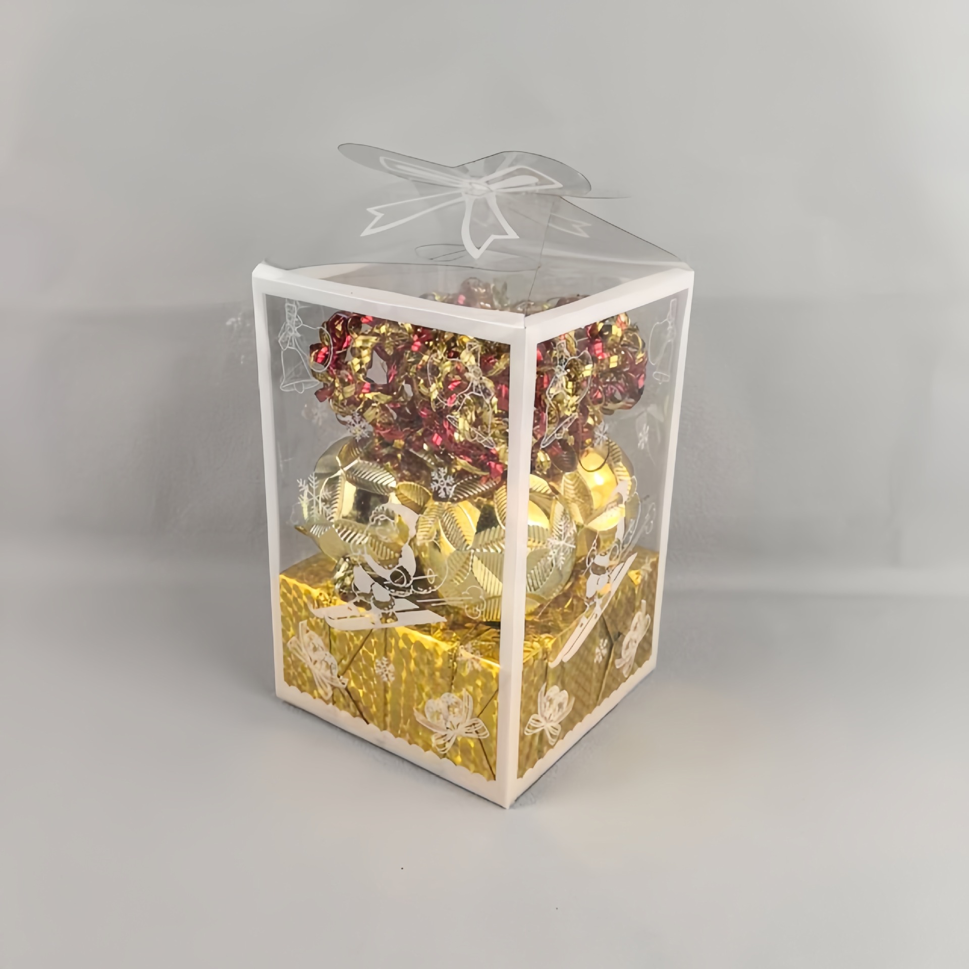 Nuevos adornos de Navidad transfronterizos colgantes bolas de Navidad set bolas de Navidad colgantes de árbol de Navidad caja de regalo bolas de Navidad P