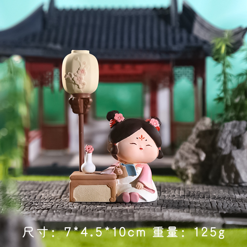 西安文创唐仕女小夜灯摆件