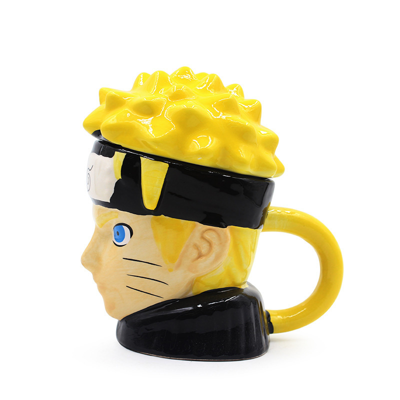 Naruto Taza Naruto Taza de agua Naruto Anime 3D Taza de forma perimetral