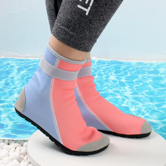 Beach socks and shoes for women and men, adult snorkeling shoes, non-slip soft bottom children's summer high-top swimming quick-drying diving and drifting water shoes