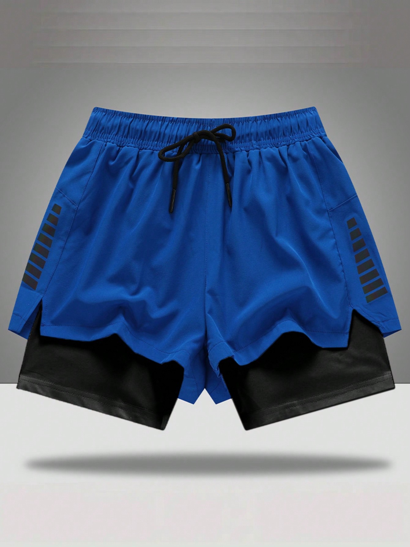 Men's Clothing Athletic Pants Casual Outdoor Breathable Multi Pocket Double Layer Shorts Muscular Design_viptrois.com