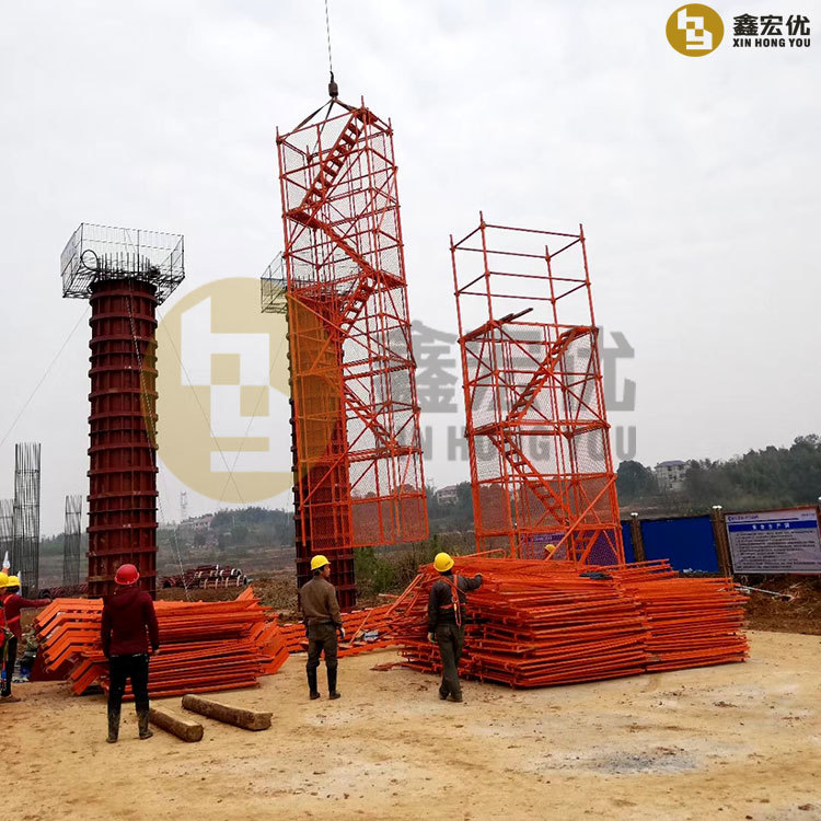 鑫宏优箱式围柱带网爬梯厂家直供现货现发资质正规齐全质量可靠