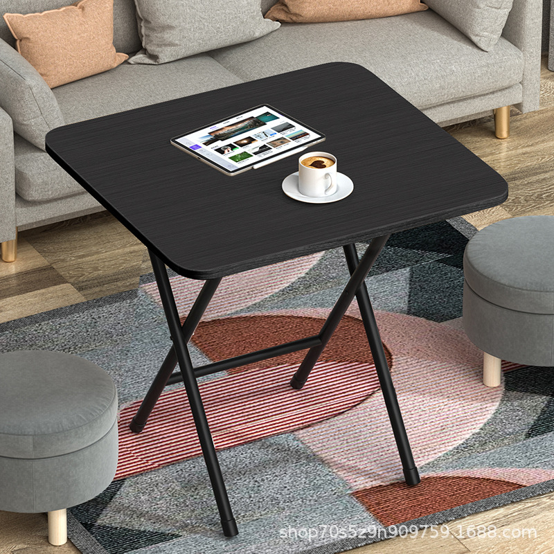 Mesa plegable simple mesa de comedor dormitorio plegable casa de alquiler mesa pequeña cabina de niñas