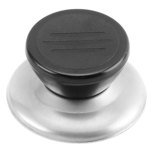 Bakelite three-stroke pot cover top bead universal glass cover handle pot cover top bead cap push button pot Ding pot cover accessories