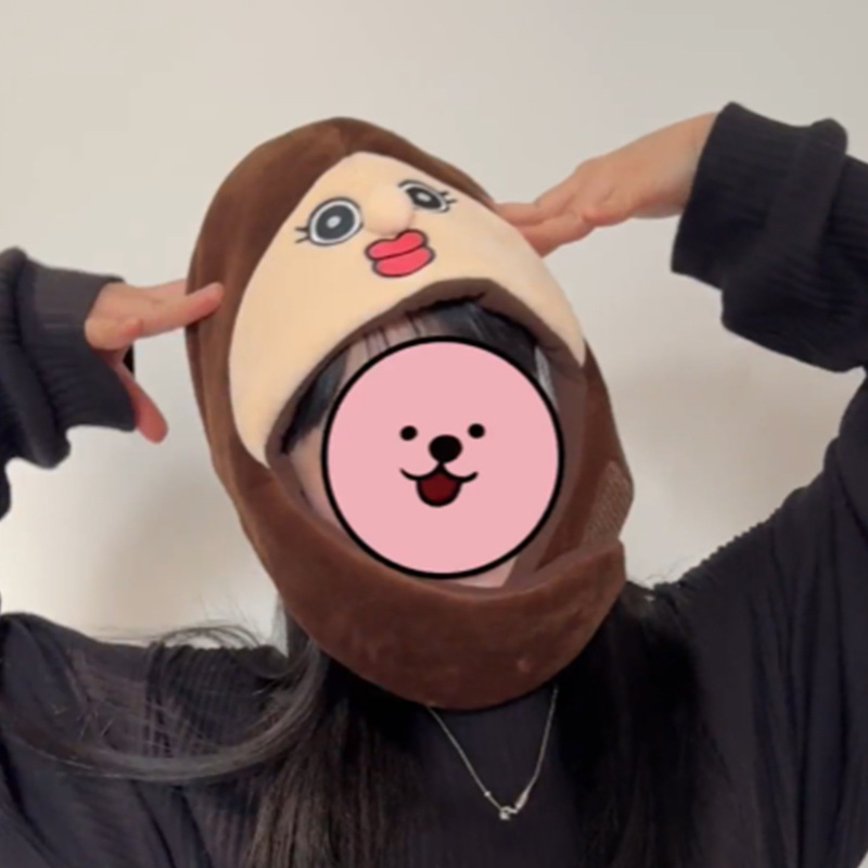 国境を越えた漫画のぬいぐるみ、かわいいバンバンとユジの周辺人形、表情枕、小さなペンダント、帽子、鉛筆バッグ|undefined