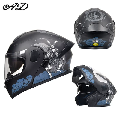 Motosiklet kaskı (dəbilqə) — Breathable for Summer - dot3c-wukong-hd-mirror-m-size-55-56cm
