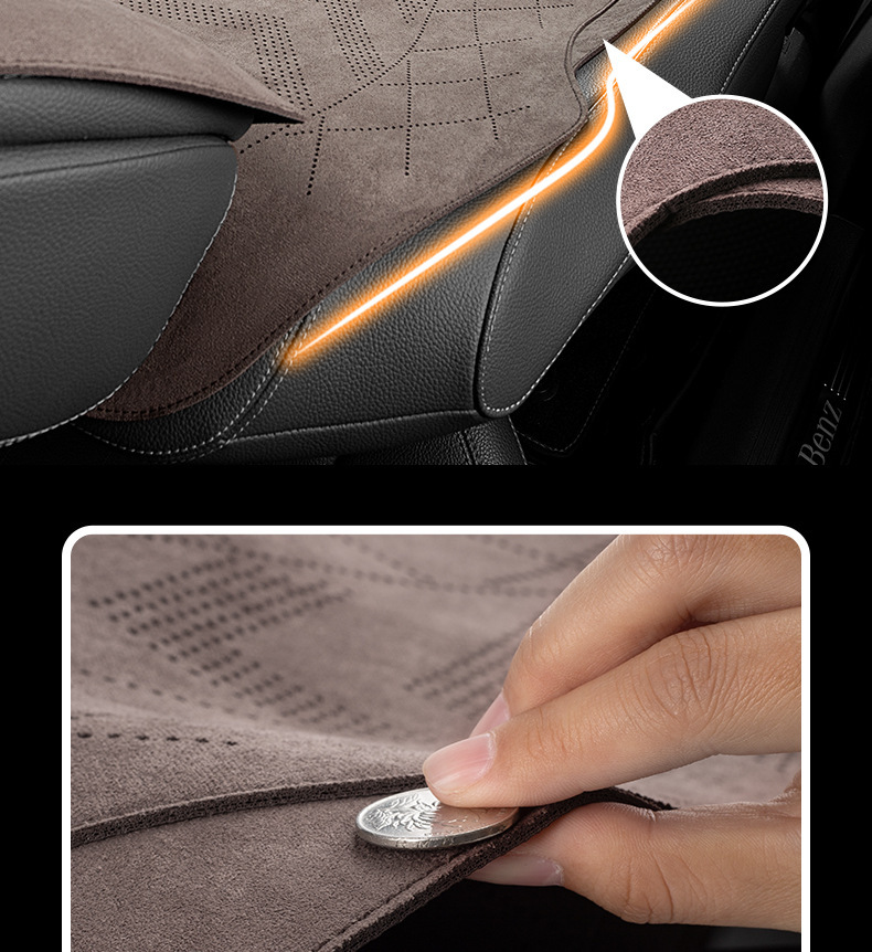High-End Suede Car Seat Cushion, Single Seat, Universal for All Seasons, Winter Front and Passenger Seat Cushion
