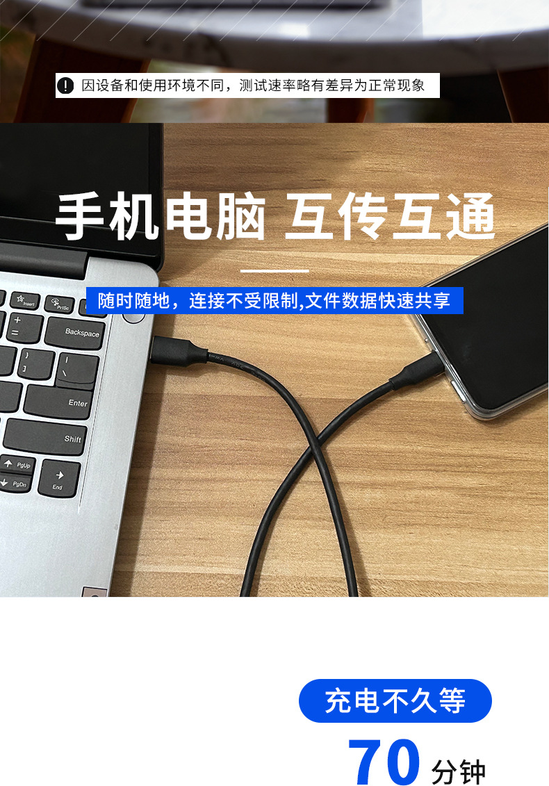 usb3.1 veri kablosu USB3.0 - TypeC yüksek hızlı 10G iletim kablosu mobil sabit disk kablosu cep telefonu PD şarj kablosu