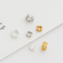 S925���y������С������|ƬDIY���������ѩ��ɢ���Ƭ���