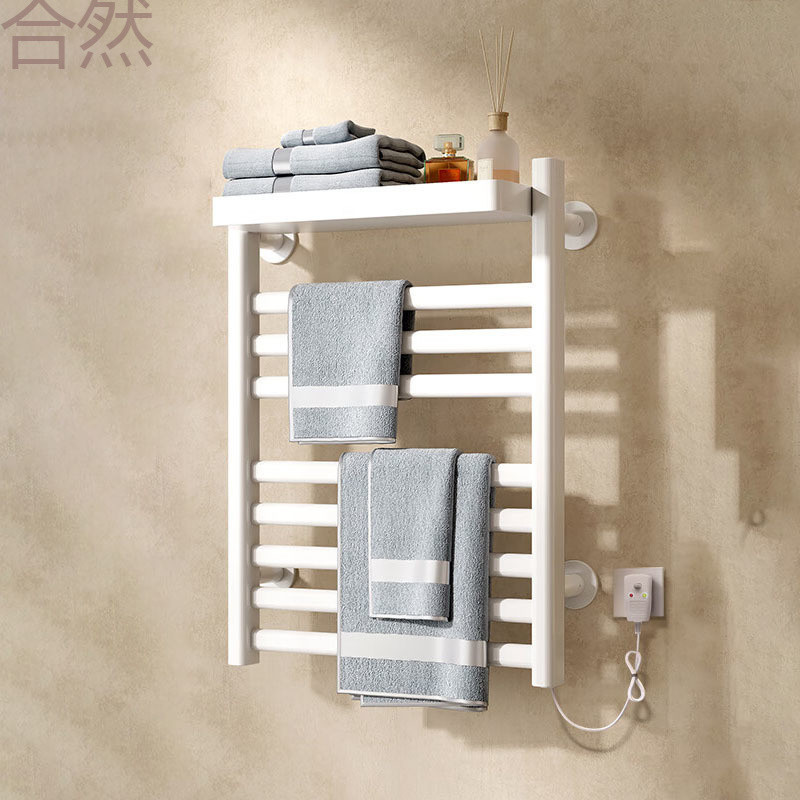 Jub Smart Electric Heated Towel Rack Household Bathroom Electric Heating Constant Temperature Smart Bathroom Electric Drying Bath Towel Set