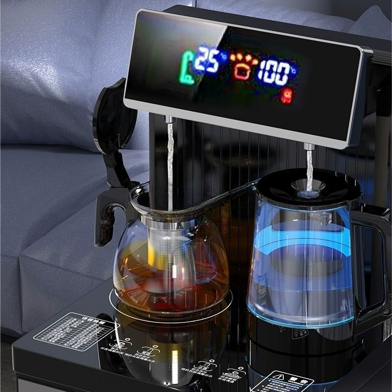 Интеллектуальная голосовая чайная машина для домашнего использования, полностью автоматическое ведро для льда и теплой воды, напольная универсальная машина с голосовым управлением и постоянной температурой.