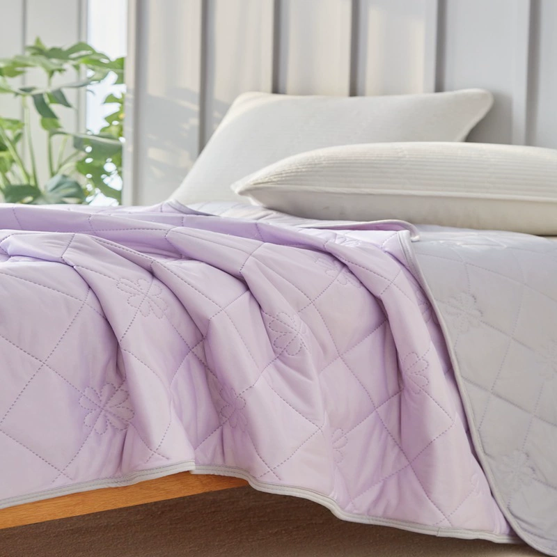 2025 новое крутое шелковое летнее одеяло для мороженого, приятное для кожи, прохладное одеяло с кондиционером, трансграничное популярное однотонное летнее одеяло