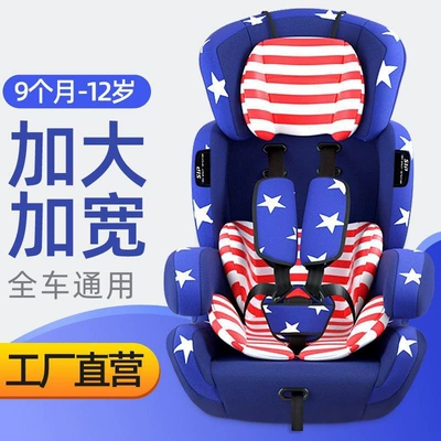 Gray and Pure Black, Car child safety seat - blue-star