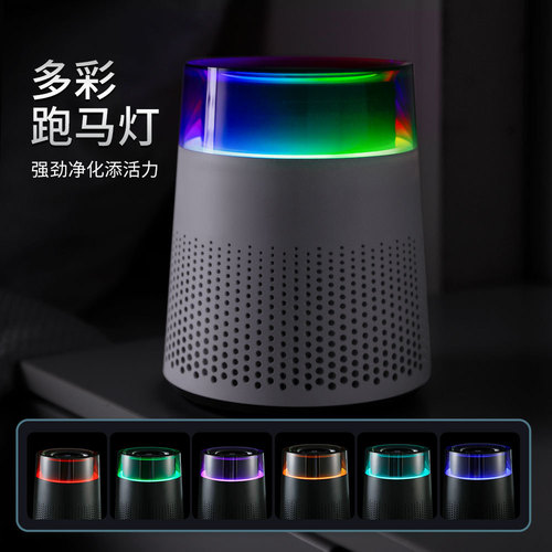 New air purifier home desktop negative ion car small portable dust collector cross-border creative gift