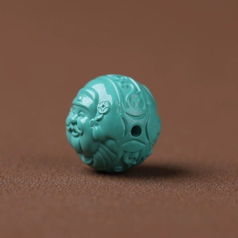 Turquoise carved bracelet