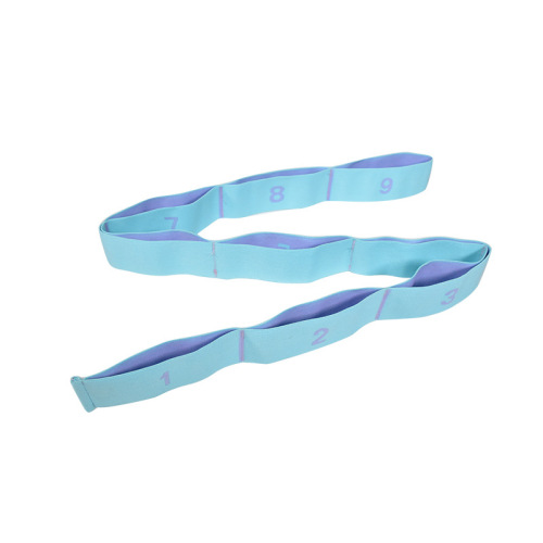 Yoga dance elastic band women's fitness training tension band stretch band segmented digital stretch band back opening artifact