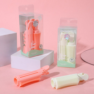Sandyipin Fashion Hairstyle Fluffy Clip-In Hair Rollers 2-Pack High Crown Hair Fluffy Styling Bangs Clips