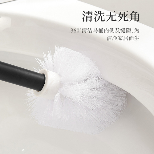 New Chinese-style bathroom corner-free toilet brush, toilet cup, hole-free holder, storage rack, solid wood set, luxury toilet
