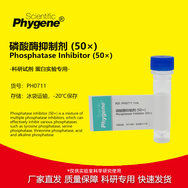 磷酸酶抑制剂(50×)PhosphataseInhibitor5ML蛋白实验用
