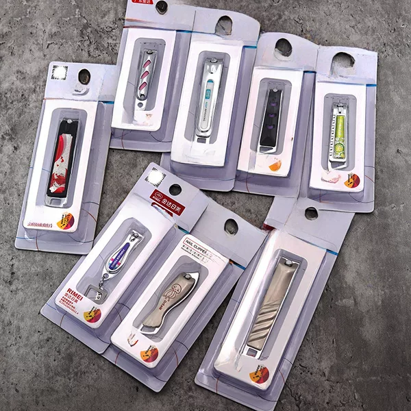 JINDA RIUS Separately Packed Nail Clippers Men's and Women's Large Nail Clipper Blister Hanging Card Supermarket Manicure