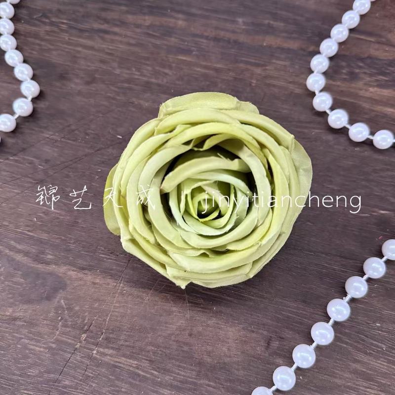 仿真皇妃玫瑰花朵 直径10cm卷边玫瑰花diy布景花环插花礼盒配饰|undefined
