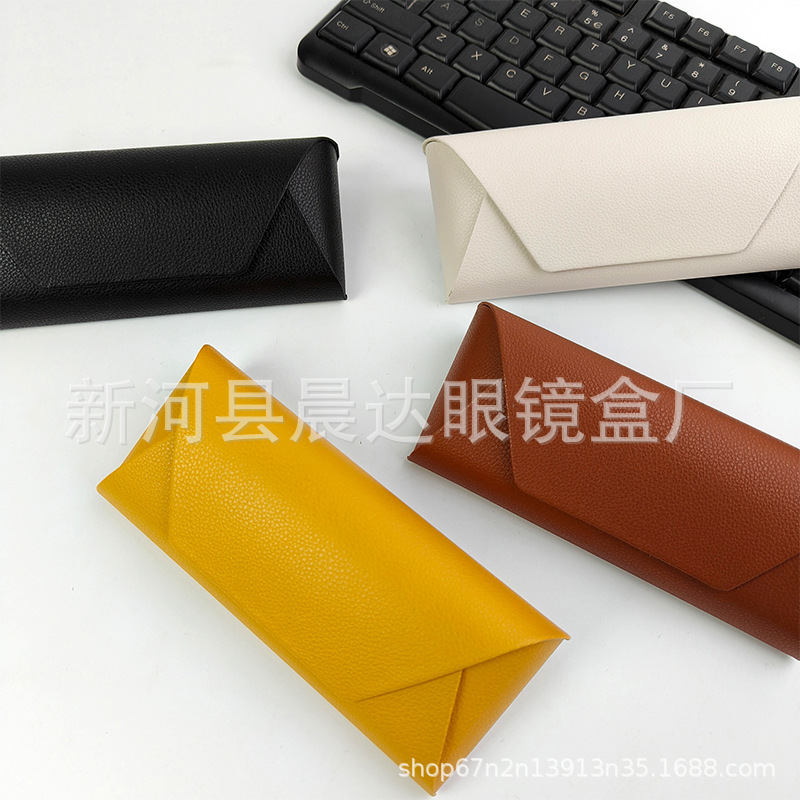 Glasses Case, Large Capacity, Portable, Simple, High-End, Leather Storage Box for Sunglasses and Prescription Glasses Glasses Case, Large Capacity, Portable, Simple, High-End, Leather Storage Box for Sunglasses and Prescription Glasses
