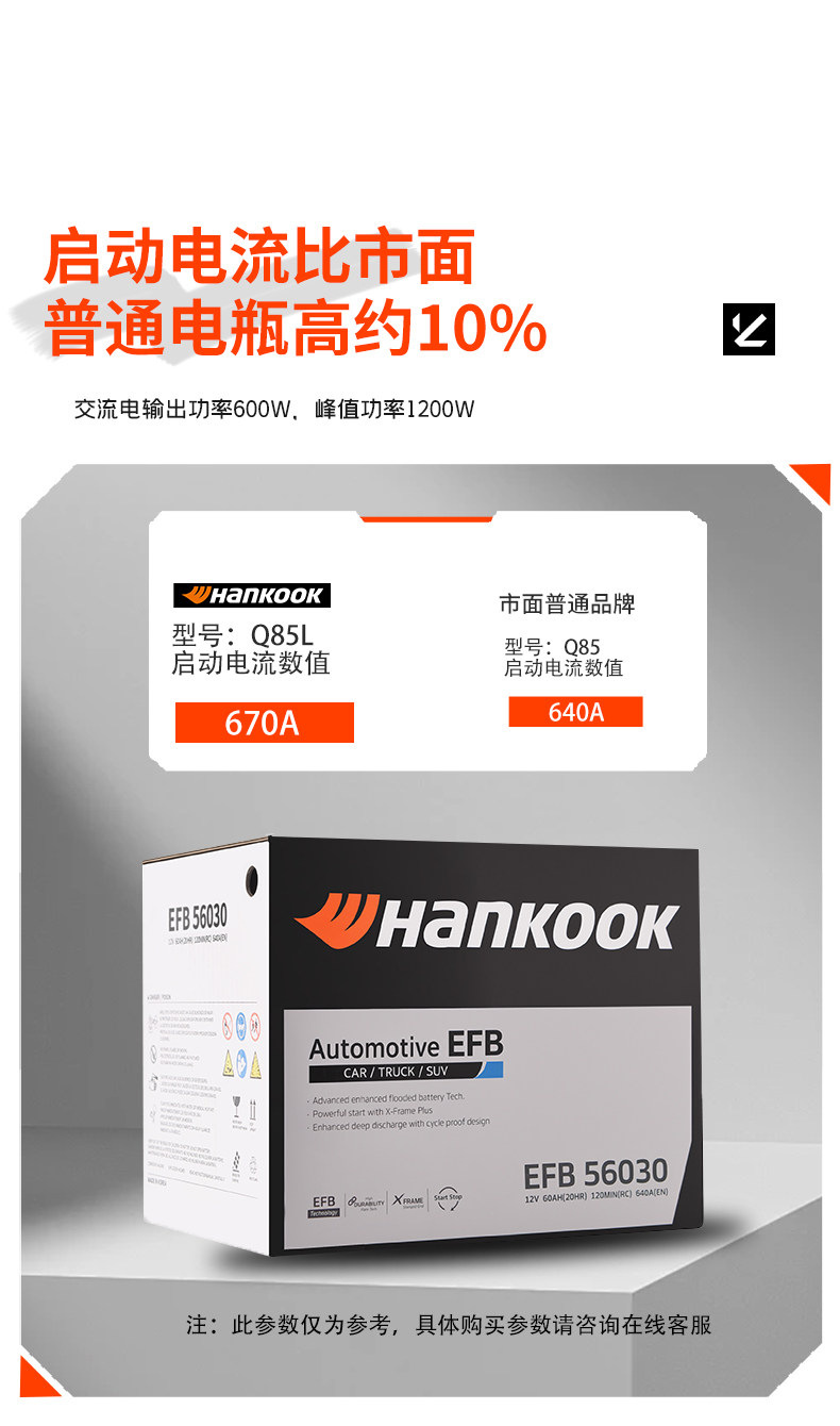 Hantai Automotive Battery 12v70ahEFBQ85 Mazda Axela Atenza CX30 Revin