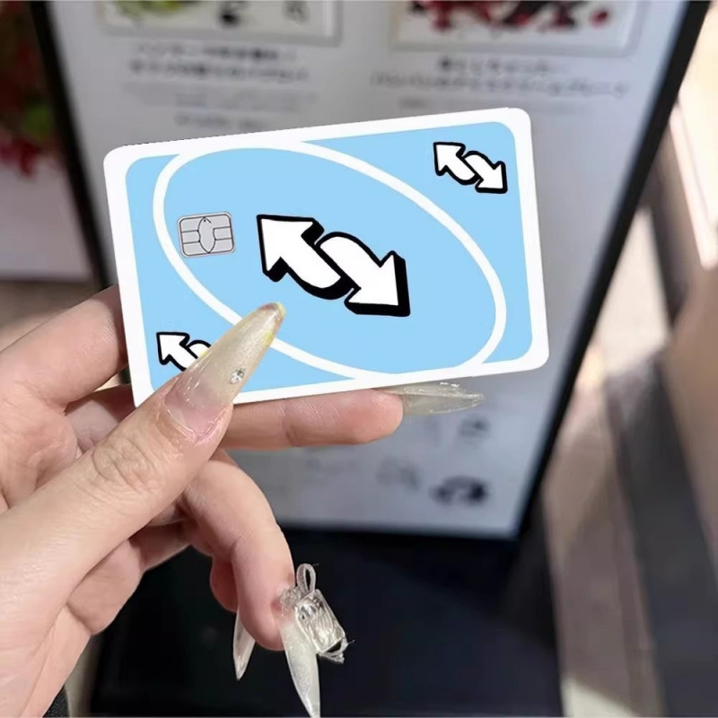 Calcomanía Impermeable para Tarjetas Bancarias de PVC Impermeable y Antideslizante para Tarjetas Bancarias