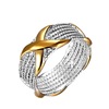 Silver trend accessory, fashionable classic retro ethnic ring, European style, ethnic style, wholesale