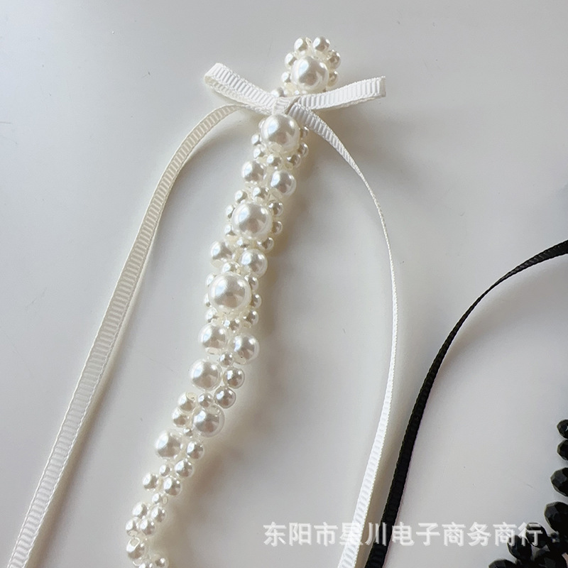 과장된 틈새 반짝이는 크리스탈 긴 리본 소재 성격 고급 의류 손으로 꿰매는 술 장식 도매