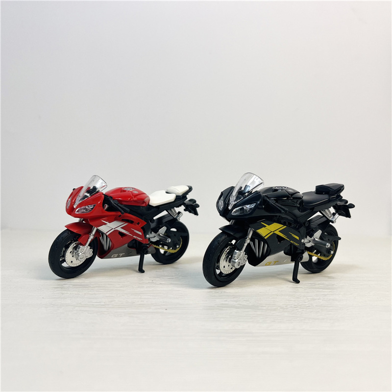 플라스틱 오토바이 자동차 모델 시뮬레이션 오토바이 장식품 컬렉션 유행 놀이 자동차 선물 장난감
