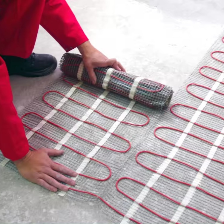 Heating cable mesh mat, heating wire, hot wire, tpee insulated electric floor heating system, source