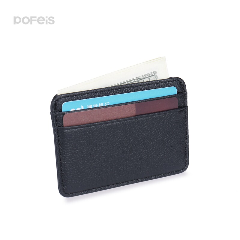 Cowhide cardholder source factory produces all kinds of leather card bag function business card holder credit card storage leather case